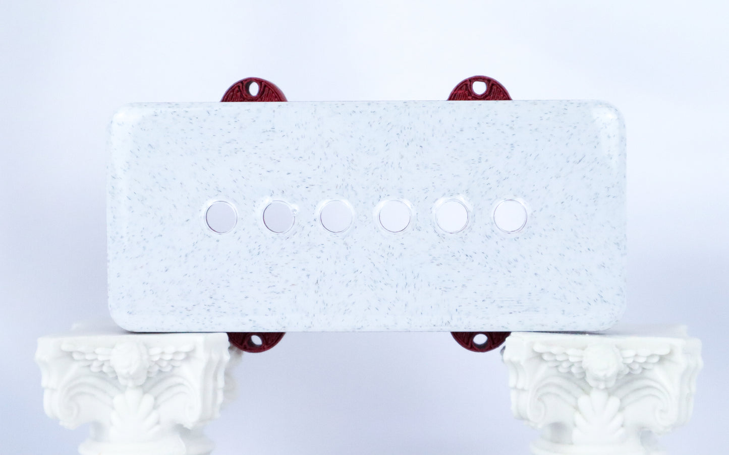 JAZZMASTER CUSTOM PICKUP COVER - MARBLE/CARBON FIBER RED (PAIR)