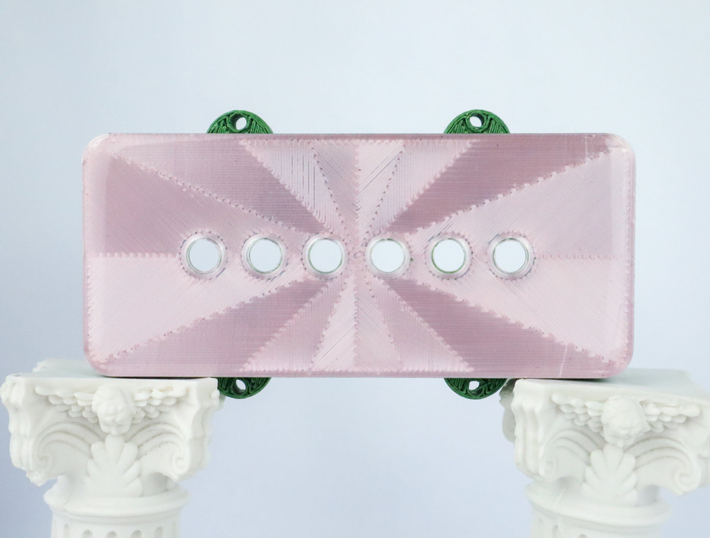 JAZZMASTER CUSTOM PICKUP COVER - PINK METALLIC/CARBON FIBER GREEN (PAIR)