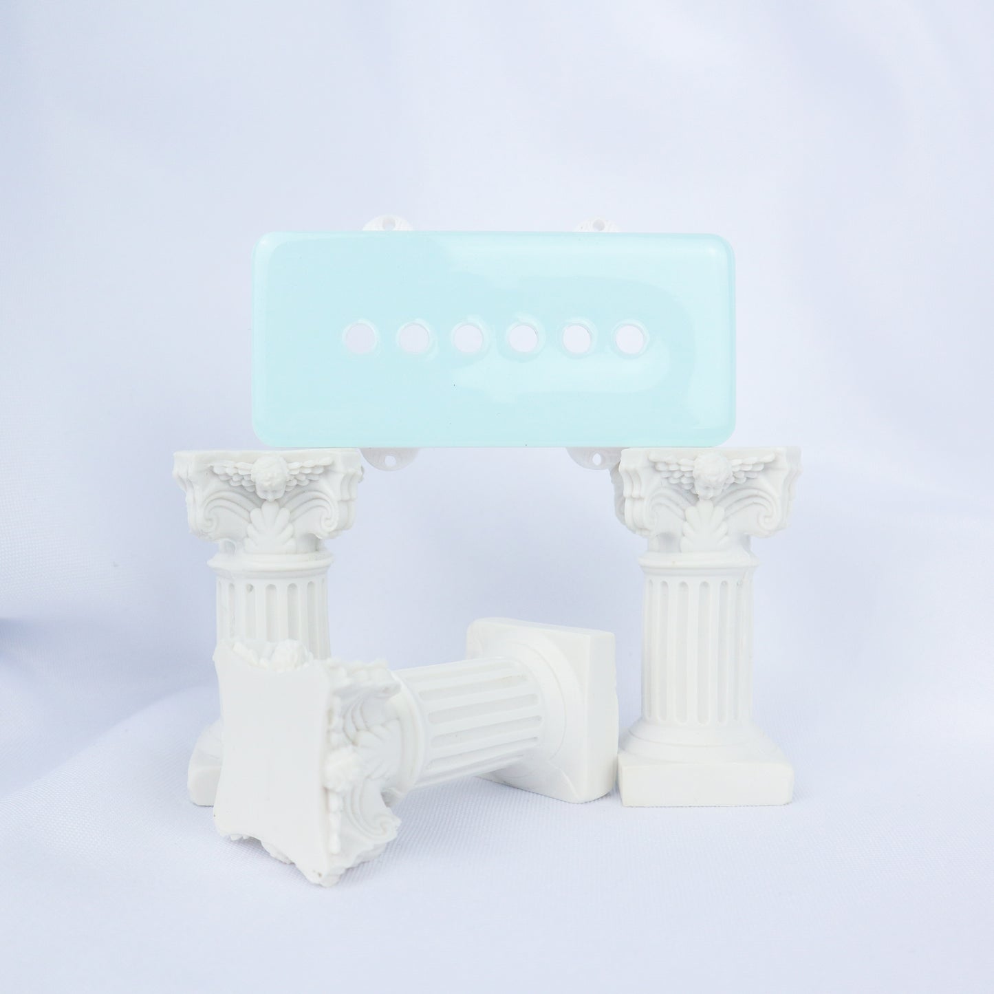 JAZZMASTER CUSTOM PICKUP COVER - ICE BLUE/WHITE (PAIR)