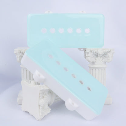 JAZZMASTER CUSTOM PICKUP COVER - ICE BLUE/WHITE (PAIR)