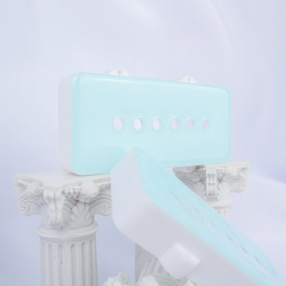 JAZZMASTER CUSTOM PICKUP COVER - ICE BLUE/WHITE (PAIR)