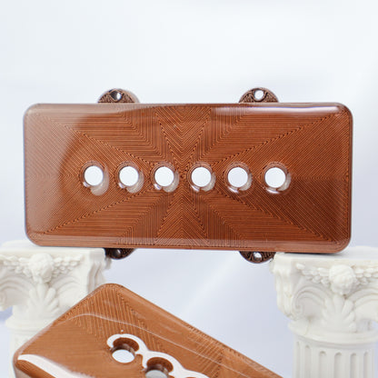 JAZZMASTER CUSTOM PICKUP COVER - COPPER BROWN METALLIC (PAIR)