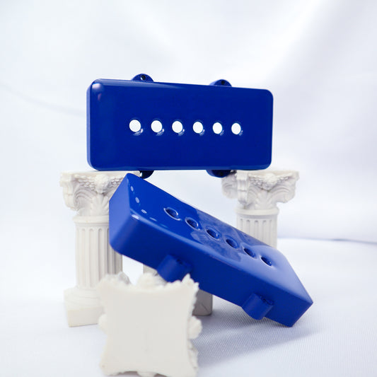 JAZZMASTER CUSTOM PICKUP COVER - CARBON FIBER INFUSED ROYAL BLUE (PAIR)