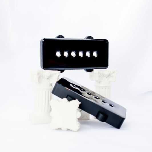 JAZZMASTER CUSTOM PICKUP COVER - CARBON FIBER INFUSED BACK (PAIR)