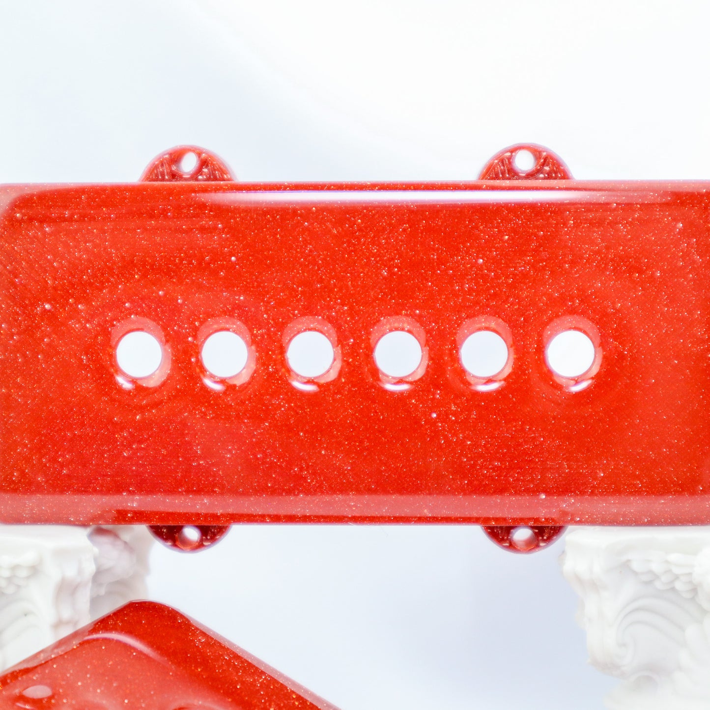 JAZZMASTER CUSTOM PICKUP COVER - CRIMSON RED SPARKLE (PAIR)