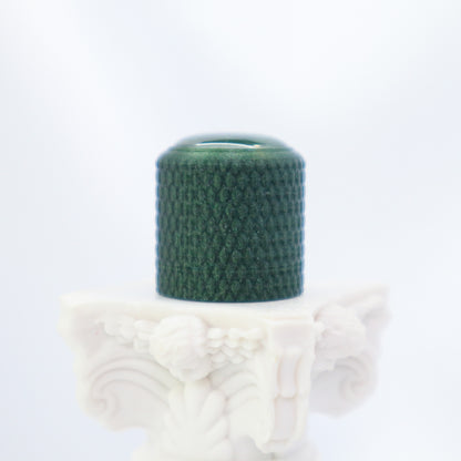 DOMED KNOB W/KNURLING & SET SCREW 6MM - GHOST OF RAUL GREEN SPARKLE (SINGLE KNOB)