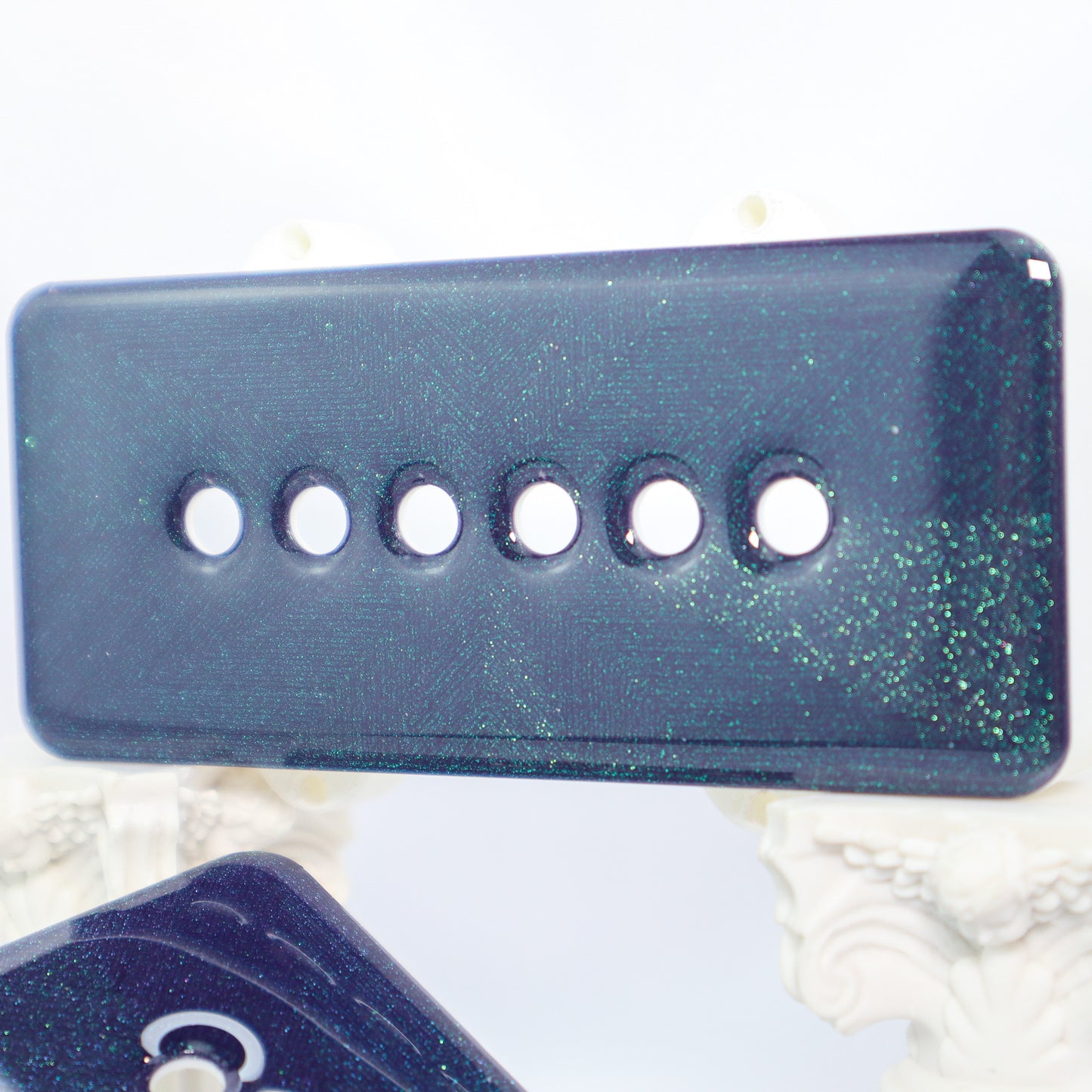 JAZZMASTER CUSTOM PICKUP COVER - NEBULA SPARKLE/WHITE (PAIR)