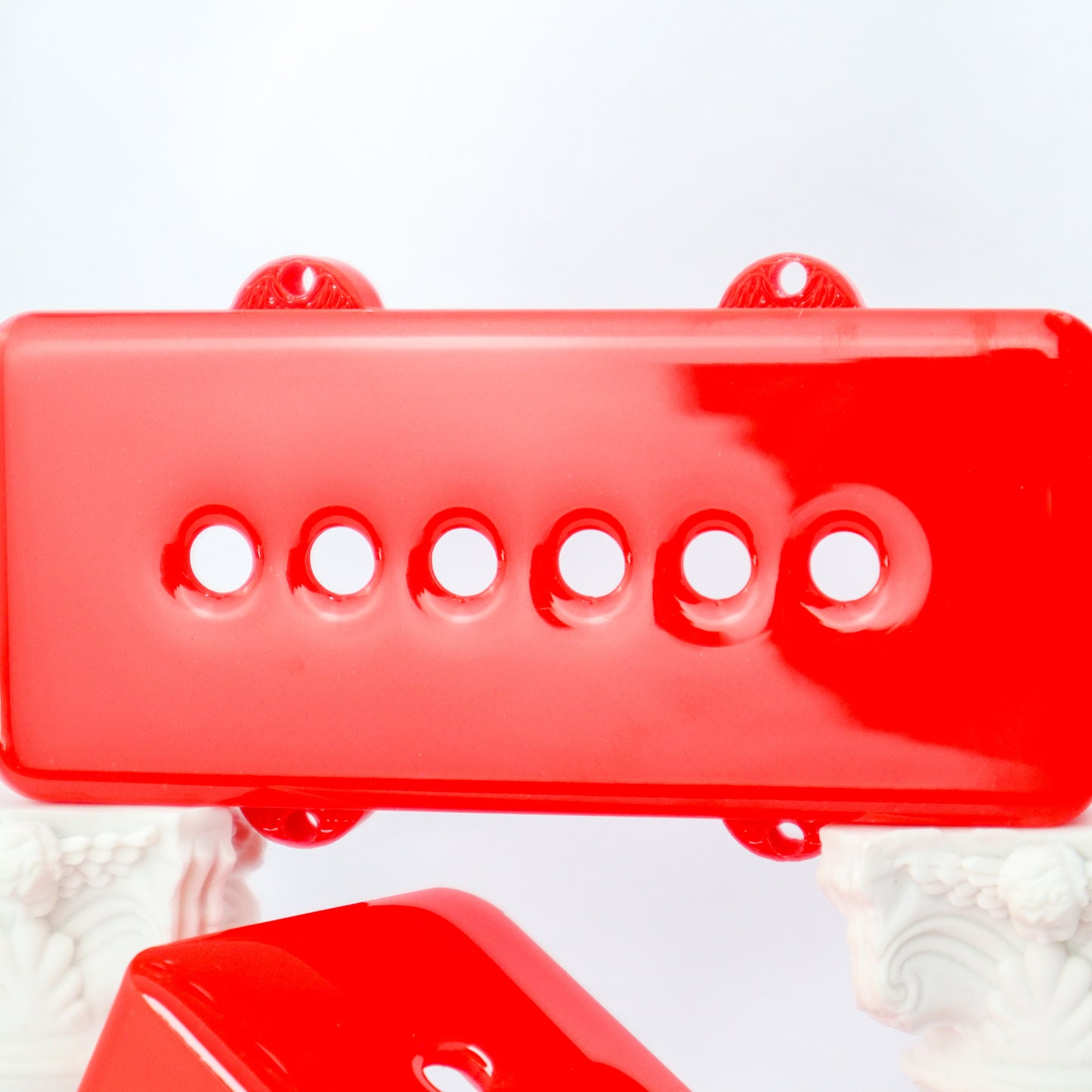 JAZZMASTER CUSTOM PICKUP COVER - RED RED (PAIR)