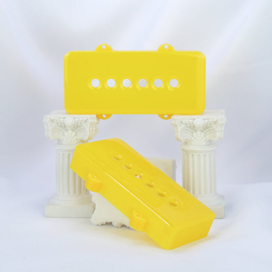 JAZZMASTER CUSTOM PICKUP COVER SET - YELLOW YELLOW (PAIR)